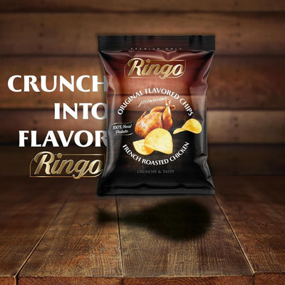 Lebanese Ringo Roasted Chicken Gold Chips | 30g Bags