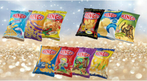 Ringo Salt and Vinegar Chips | 17g Bags